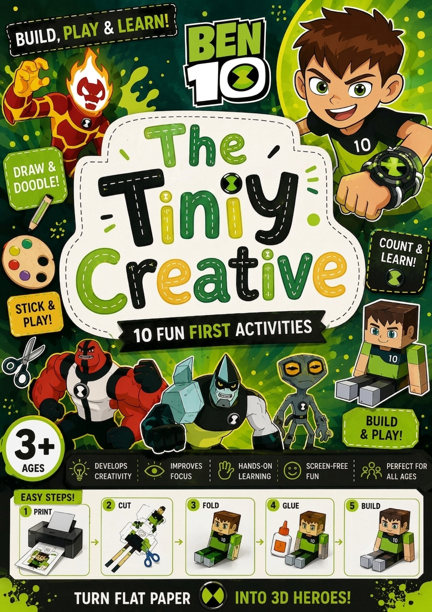 Cartoon Papercraft – Ben 10 Inspired Characters (Coming Soon)